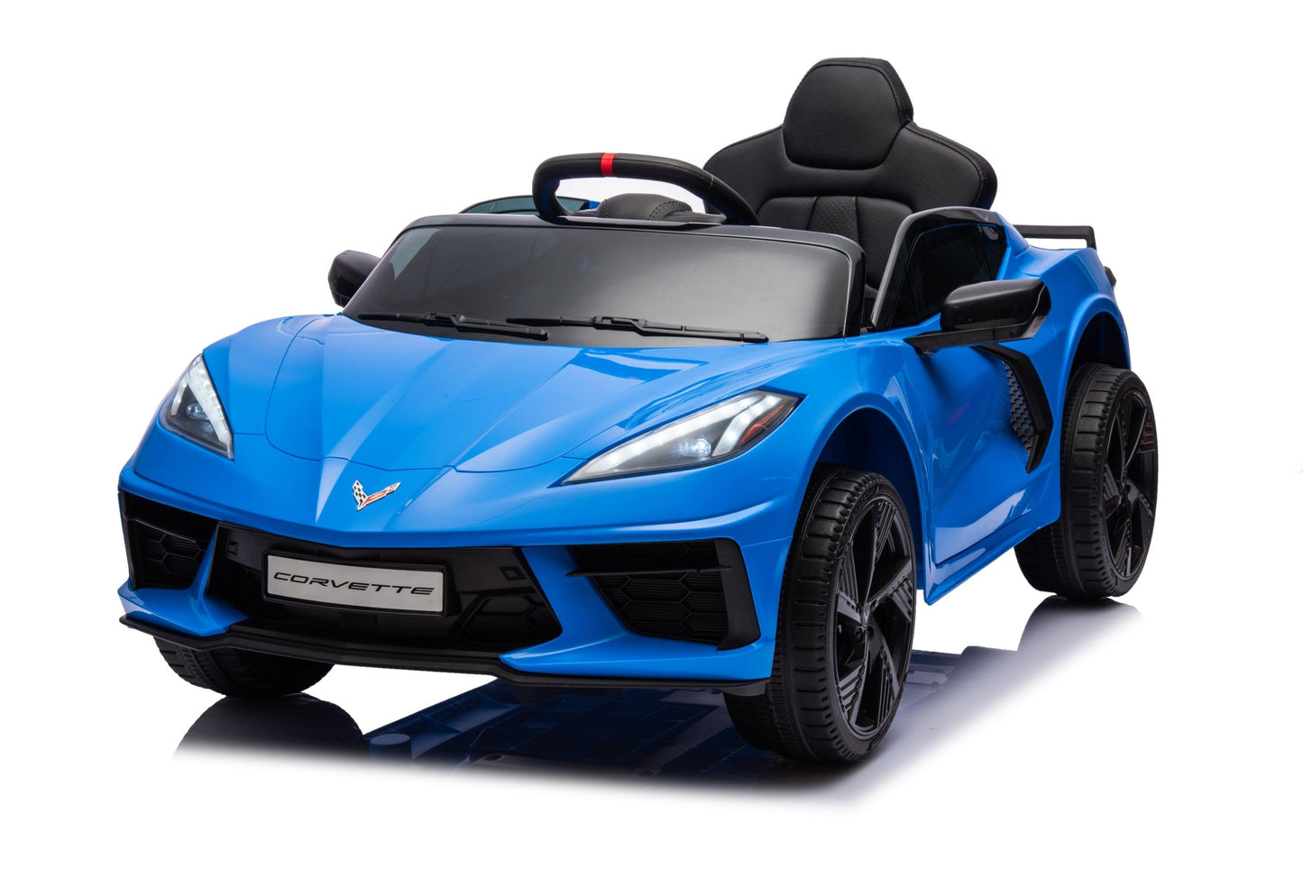 12V Chevrolet Corvette C8 Stingray 1-Seater Kids Ride-On Car - DTI Direct USA