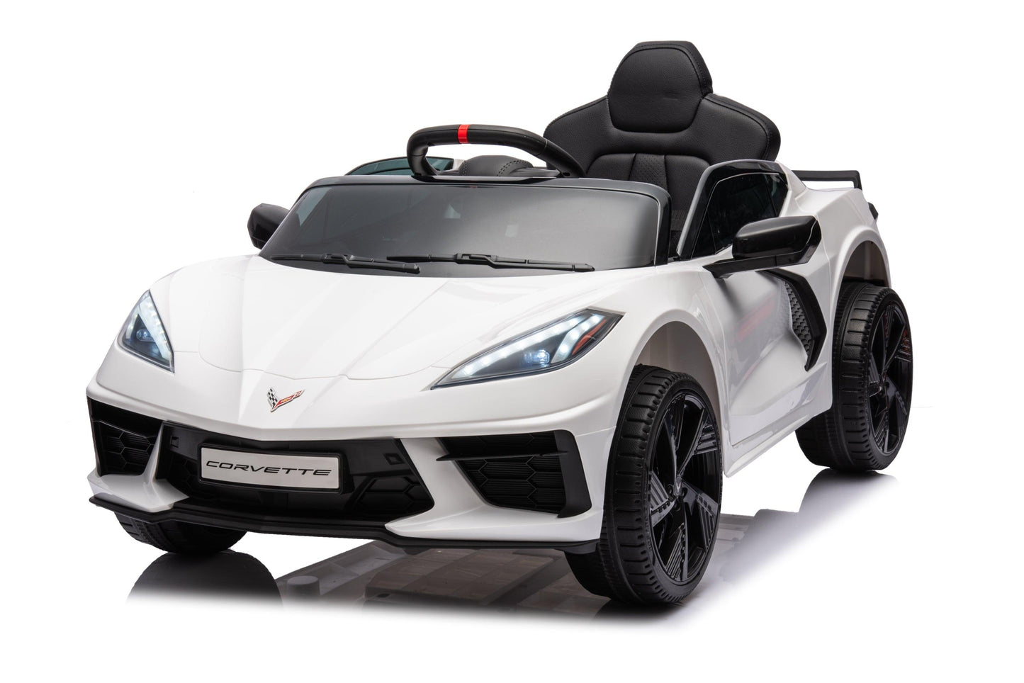 12V Chevrolet Corvette C8 Stingray 1-Seater Kids Ride-On Car-30