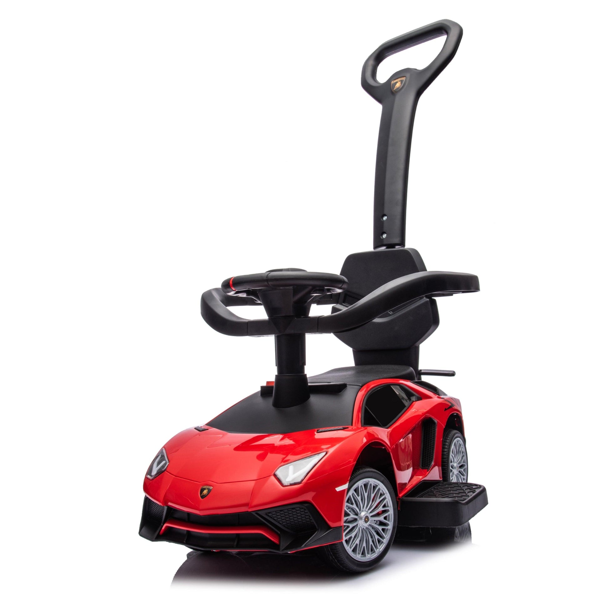 Lamborghini 3-in-1 Kids Push Ride On Toy Car-9