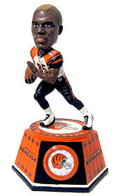 Cincinnati Bengals Chad Johnson Forever Collectibles Bobblehead Clock CO - American Smart