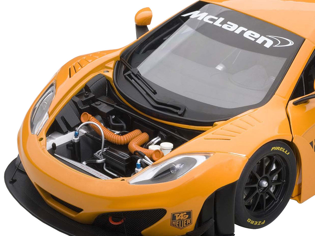 Mclaren 12C GT3 Presentation Car Metallic Orange 1/18 Diecast Model Car by Autoart-1