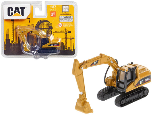 CAT Caterpillar 315C L Hydraulic Excavator Yellow 1/87 (HO) Diecast Model by Diecast Masters-0