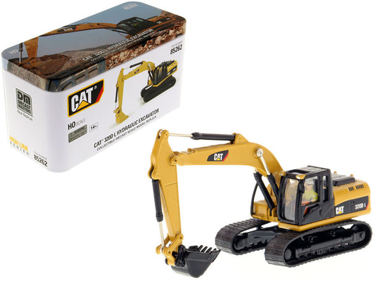 CAT Caterpillar 320D L Hydraulic Excavator with Operator "High Line" Series 1/87 (HO) Scale Diecast Model by Diecast Masters-0