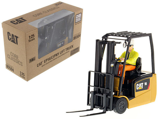 CAT Caterpillar EP16(C)PNY Lift Truck with Operator "Core Classics Series" 1/25 Diecast Model by Diecast Masters-0