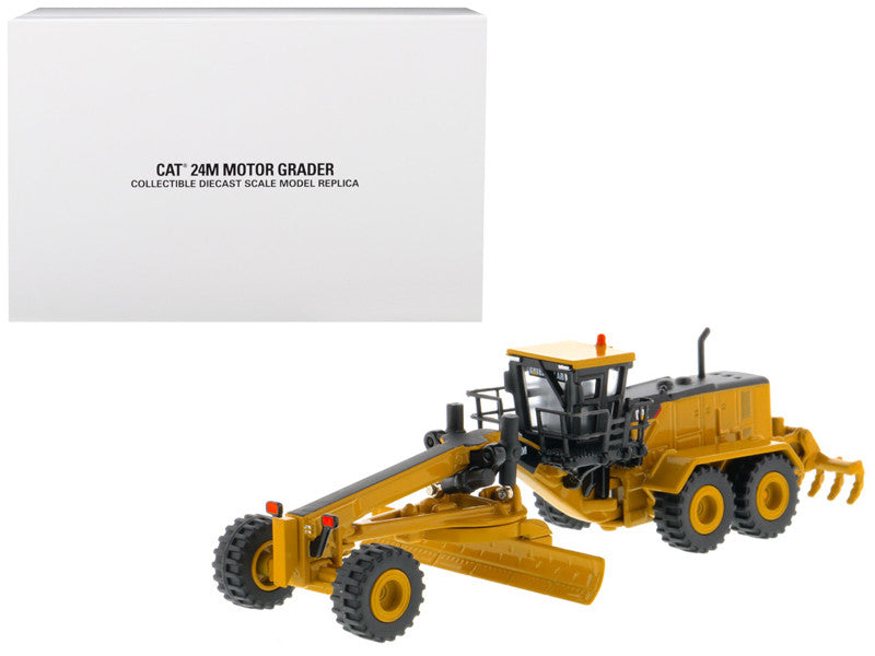 CAT Caterpillar 24M Motor Grader "Elite Series" 1/125 Diecast Model by Diecast Masters-0