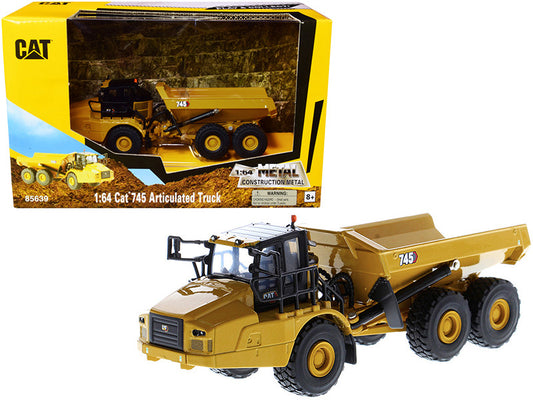 CAT Caterpillar 745 Articulated Truck "Play & Collect!" Series 1/64 Diecast Model by Diecast Masters-0