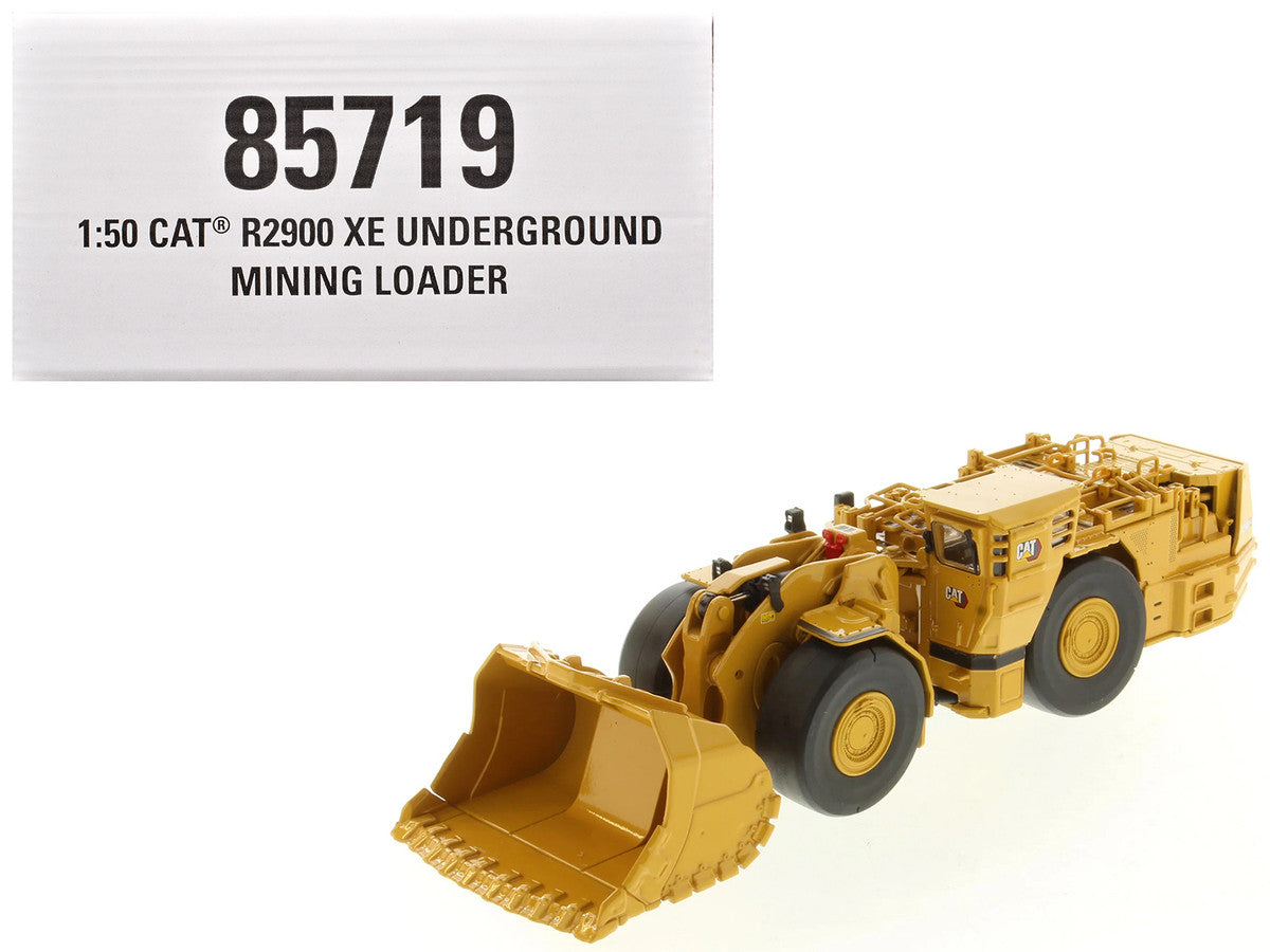 CAT Caterpillar R2900 XE Underground Mining Loader Yellow "High Line Series" 1/50 Diecast Model by Diecast Masters-4