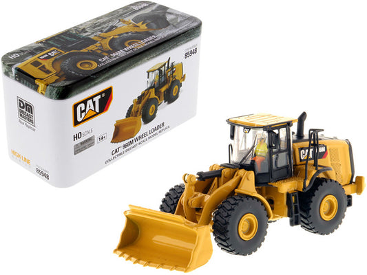 CAT Caterpillar 966M Wheel Loader with Operator "High Line" Series 1/87 (HO) Scale Diecast Model by Diecast Masters-0