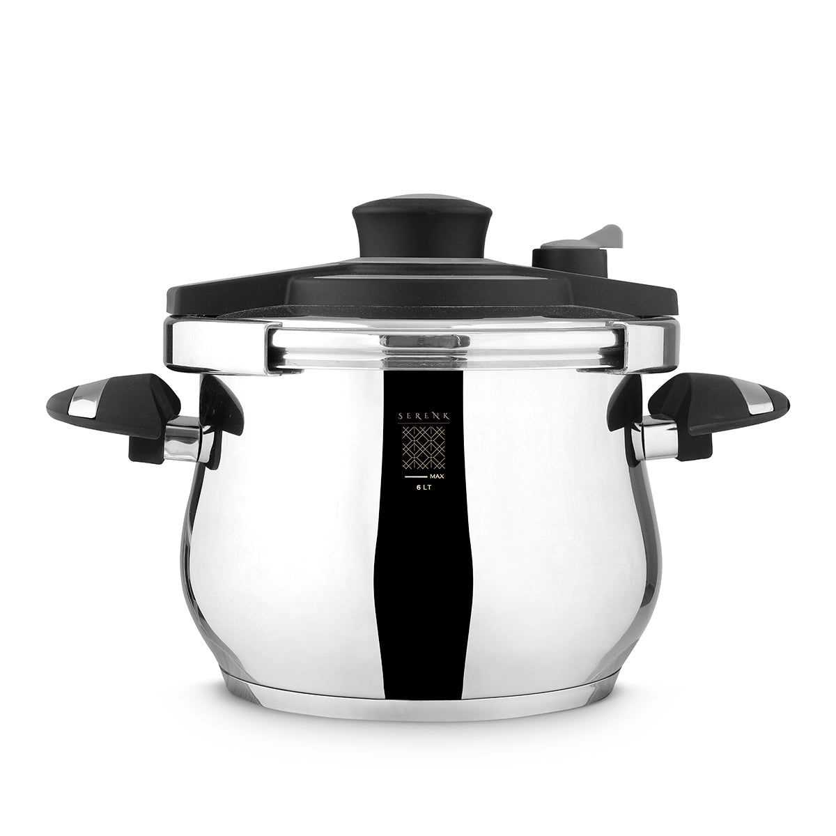 "Serenk Definition" A+ Stainless Steel 6 L (6.3 QT) Pressure Cooker-0