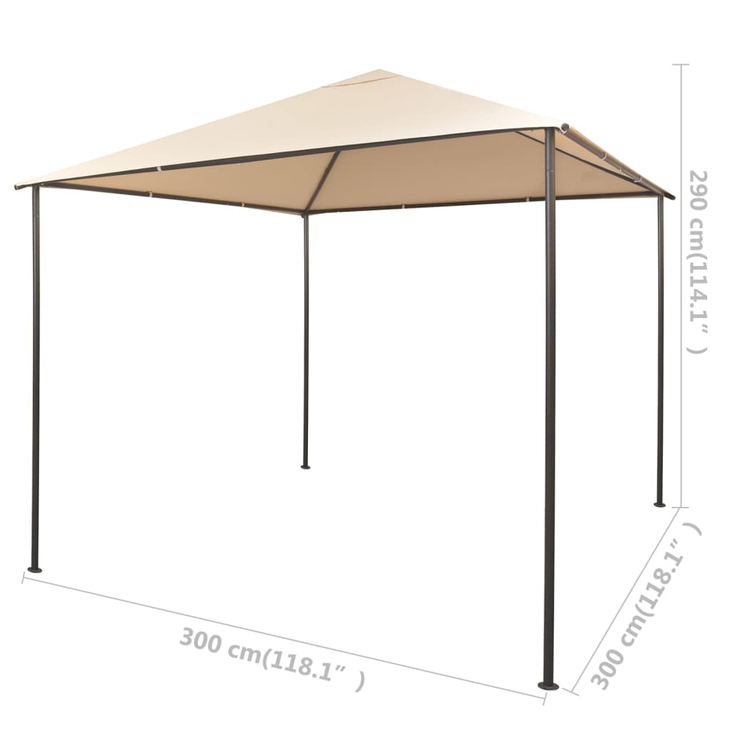 vidaXL Gazebo Outdoor Canopy Tent Patio Pavilion Wedding Party Tent with Roof-27