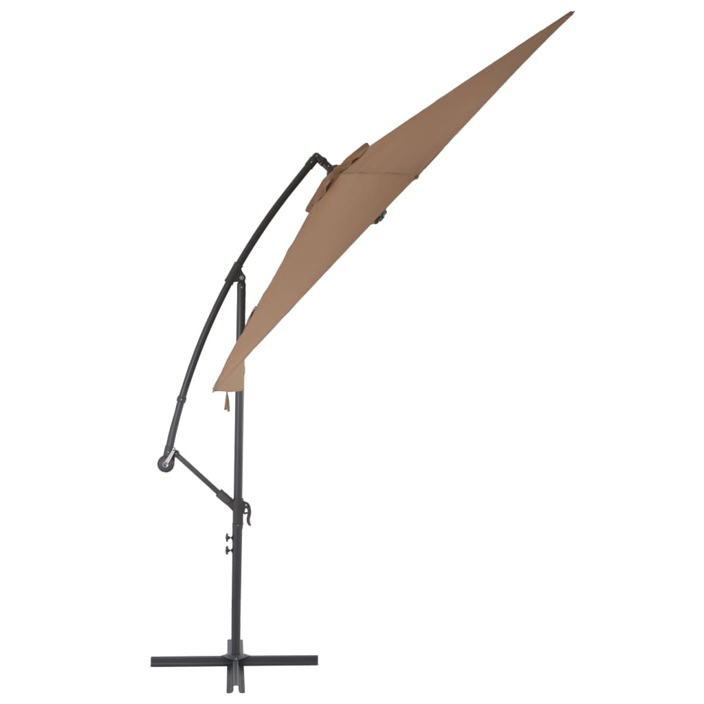 vidaXL Cantilever Umbrella Tilting Parasol Outdoor Umbrella Patio Sunshade-1