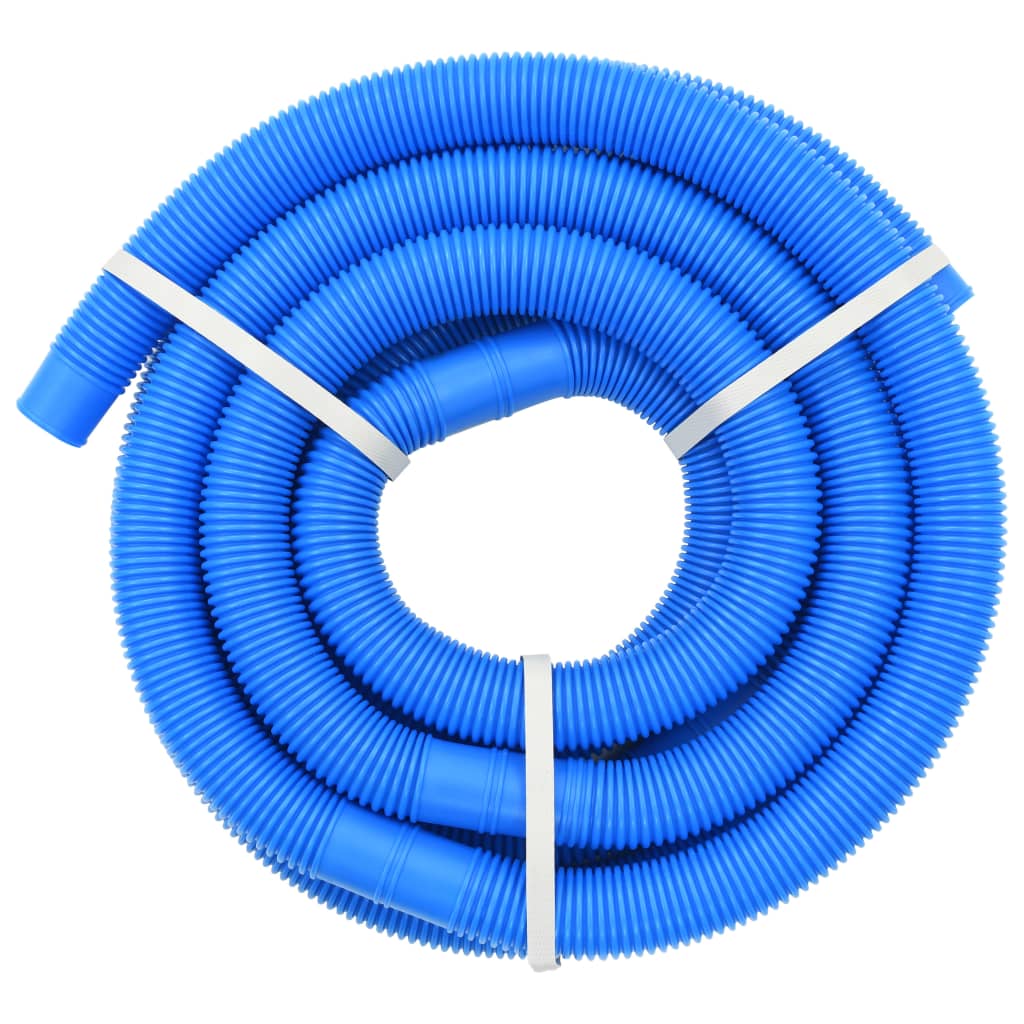 vidaXL Vacuum Hose Pool Hose with 4 Clamps Vacuum Cleaner Hose 1.5" 19.7'-8