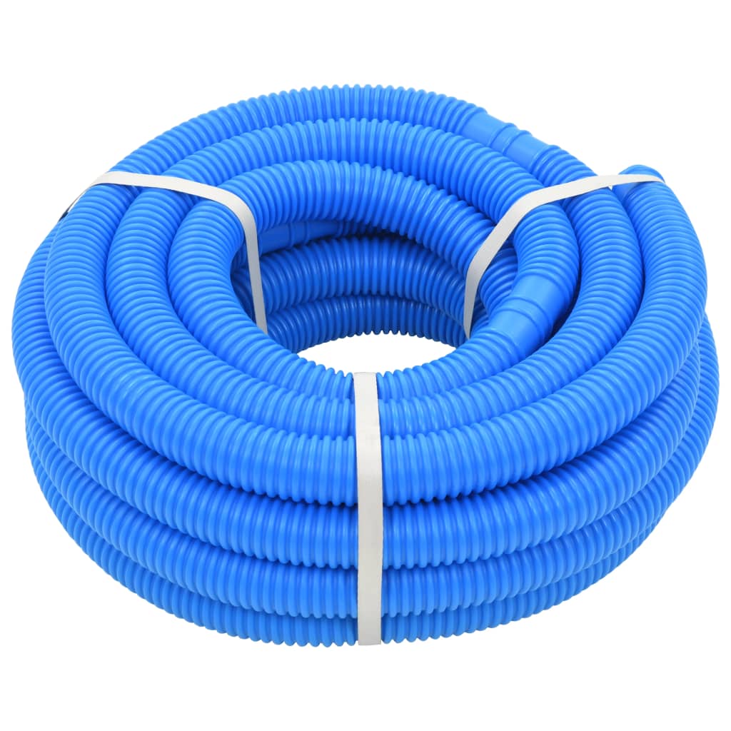 vidaXL Vacuum Hose Pool Hose with 4 Clamps Vacuum Cleaner Hose 1.5" 19.7'-23