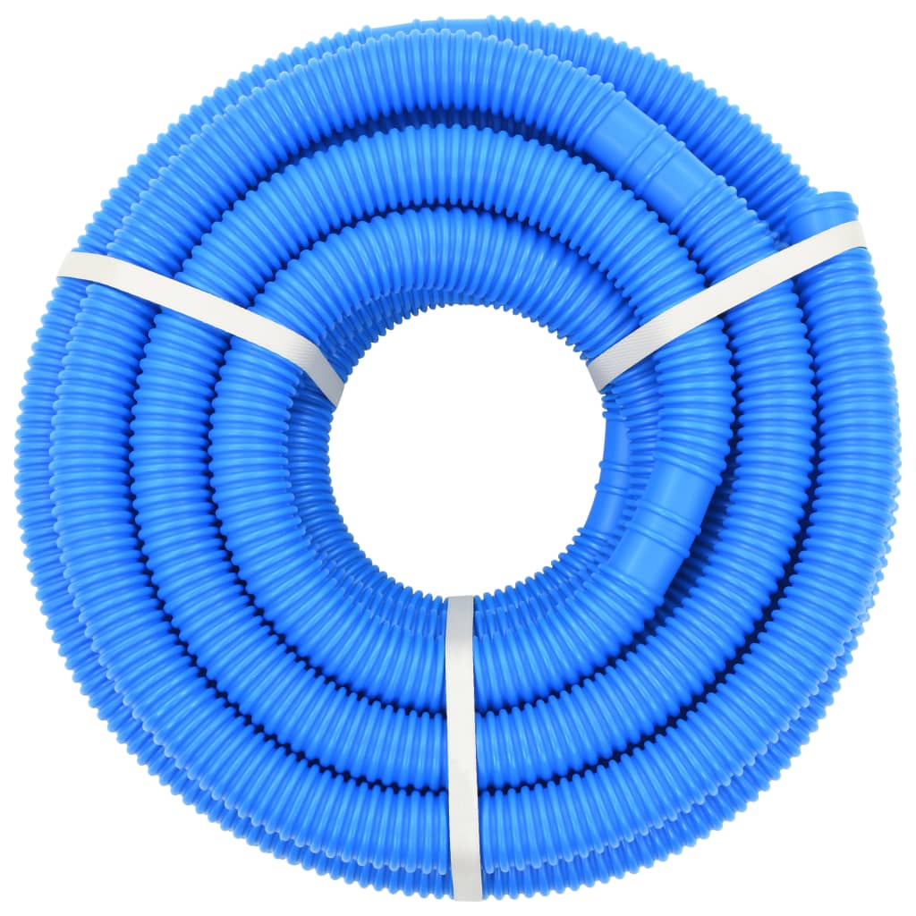 vidaXL Vacuum Hose Pool Hose with 4 Clamps Vacuum Cleaner Hose 1.5" 19.7'-26