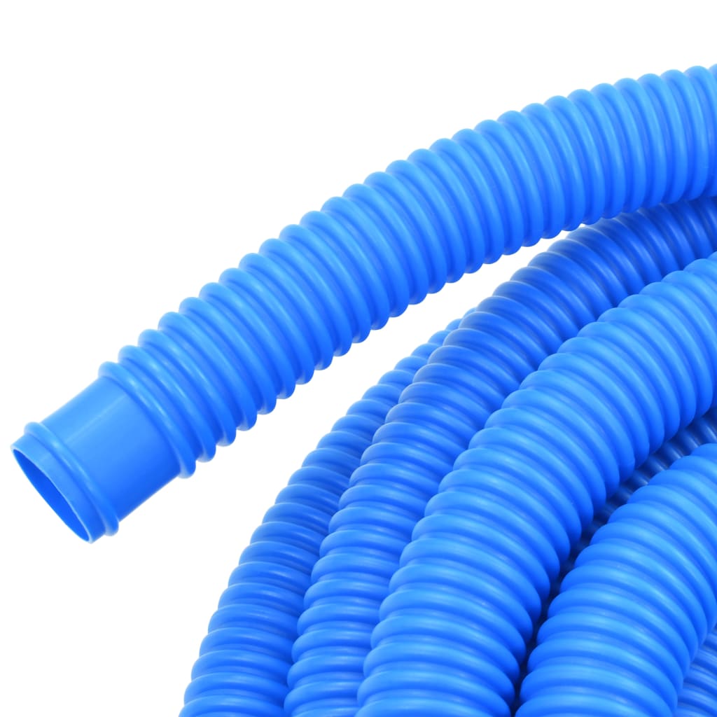 vidaXL Vacuum Hose Pool Hose with 4 Clamps Vacuum Cleaner Hose 1.5" 19.7'-9