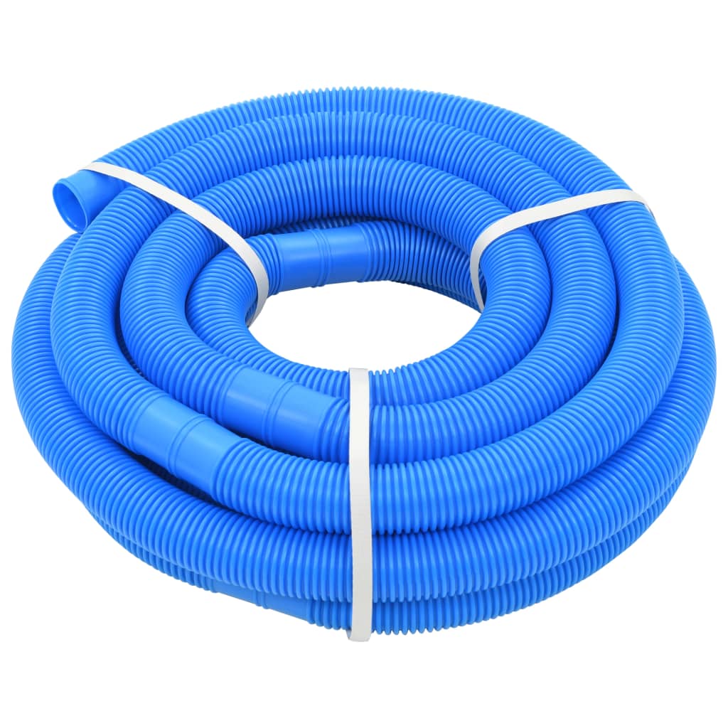 vidaXL Vacuum Hose Pool Hose with 4 Clamps Vacuum Cleaner Hose 1.5" 19.7'-24