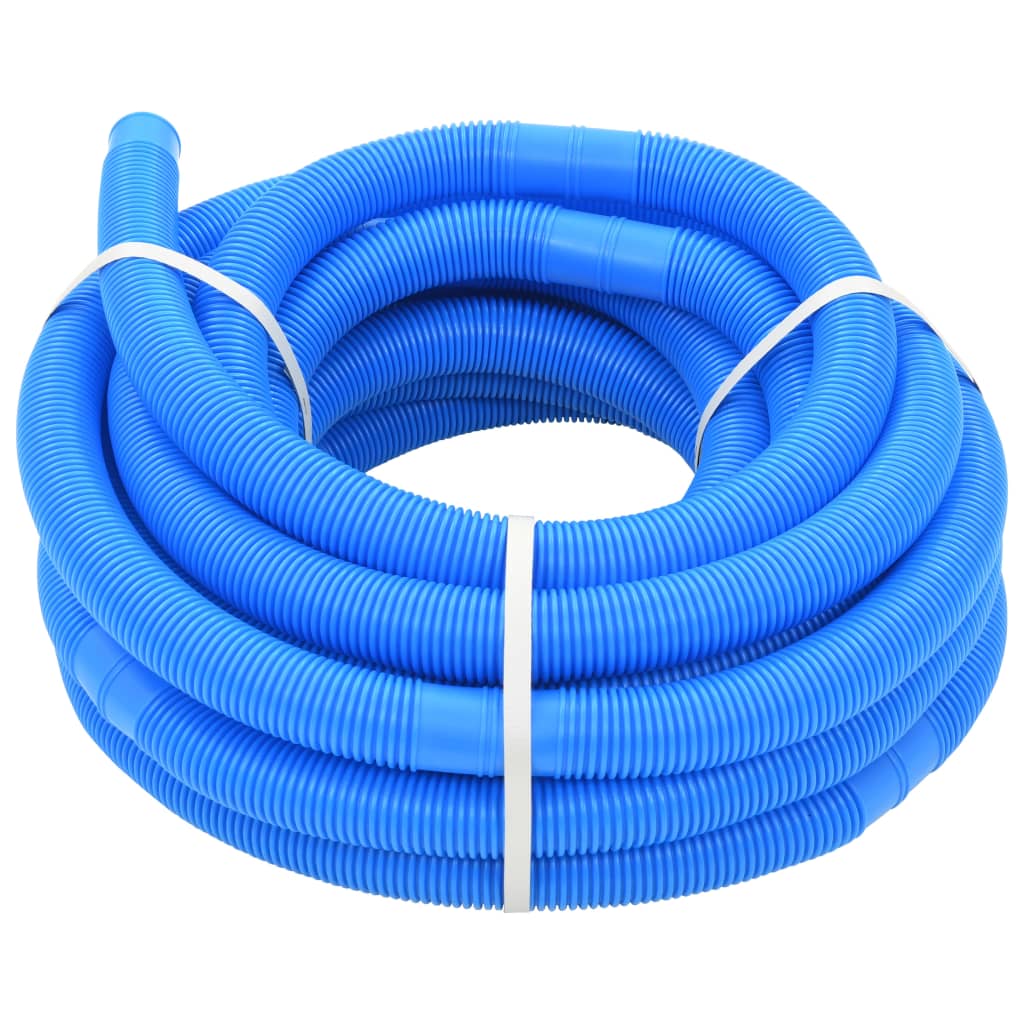 vidaXL Vacuum Hose Pool Hose with 4 Clamps Vacuum Cleaner Hose 1.5" 19.7'-31