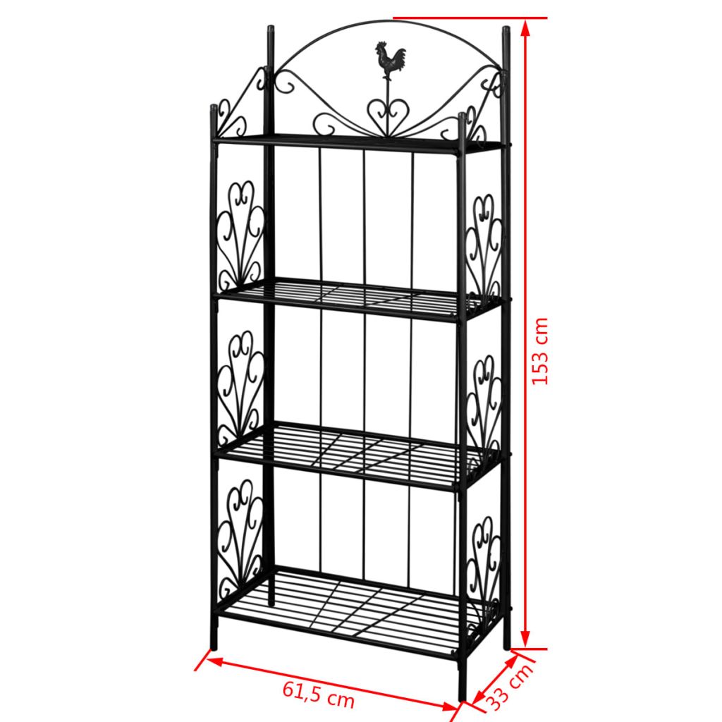 vidaXL Plant Rack Plant Stand Shelves Flower Pot Stand for Indoor and Outdoor-6