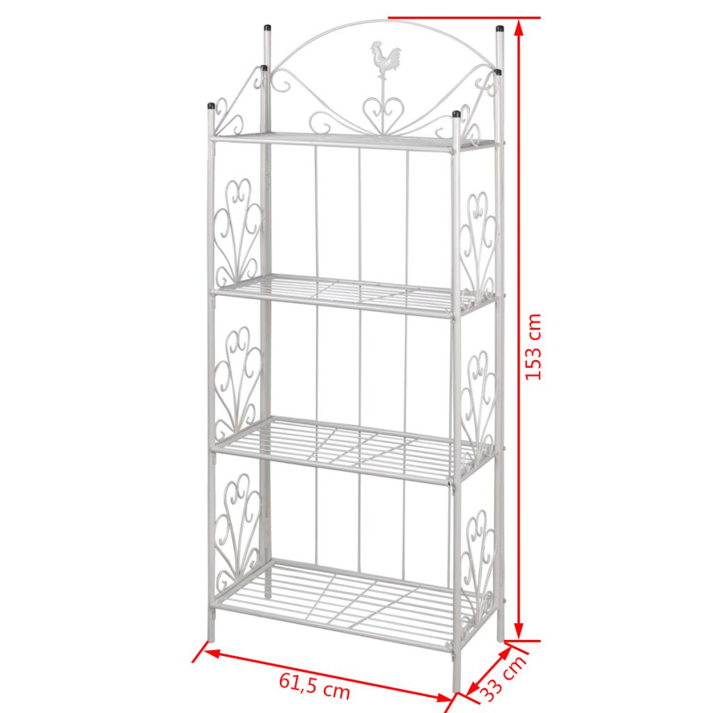 vidaXL Plant Rack Plant Stand Shelves Flower Pot Stand for Indoor and Outdoor-7