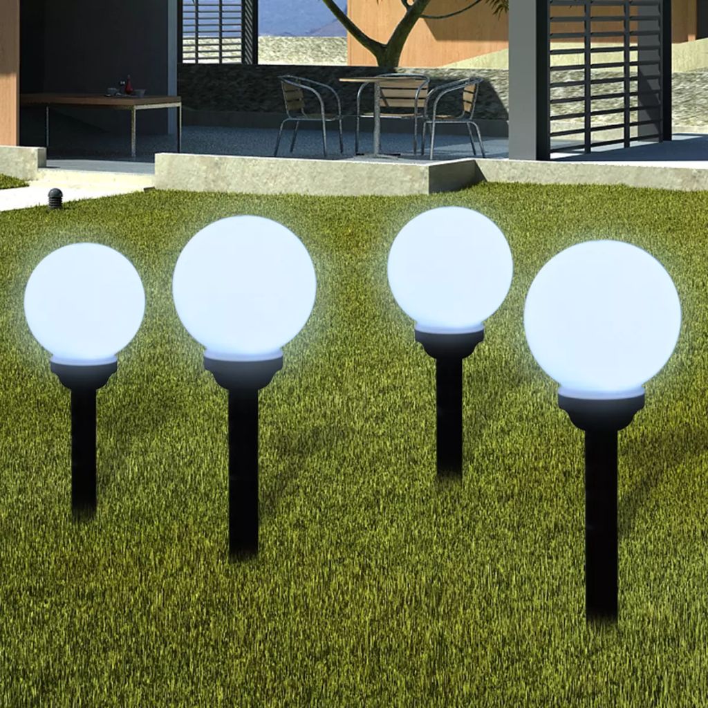 vidaXL Outdoor Pathway Light Patio LED Solar Walkway Light with Ground Spike-55