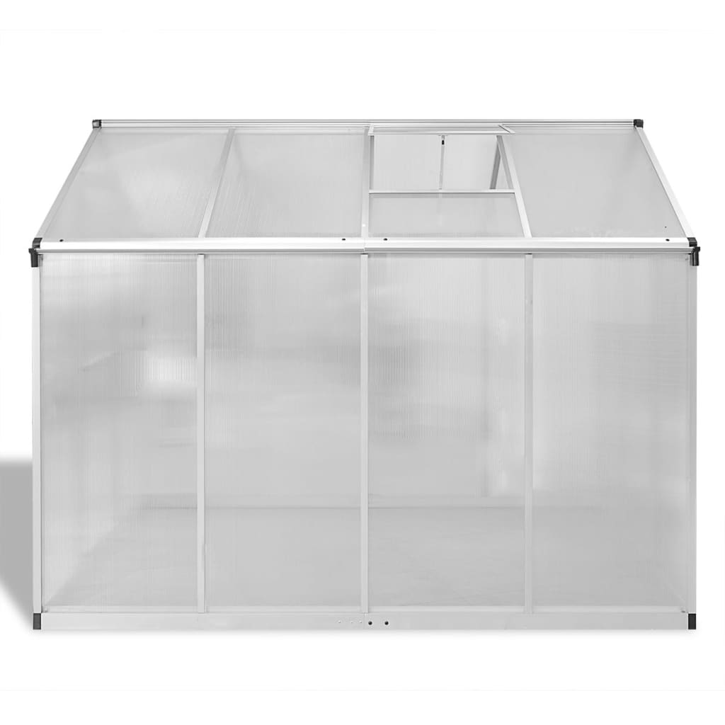 vidaXL Greenhouse Outdoor Grow House Green House with Base Frame Aluminum-35