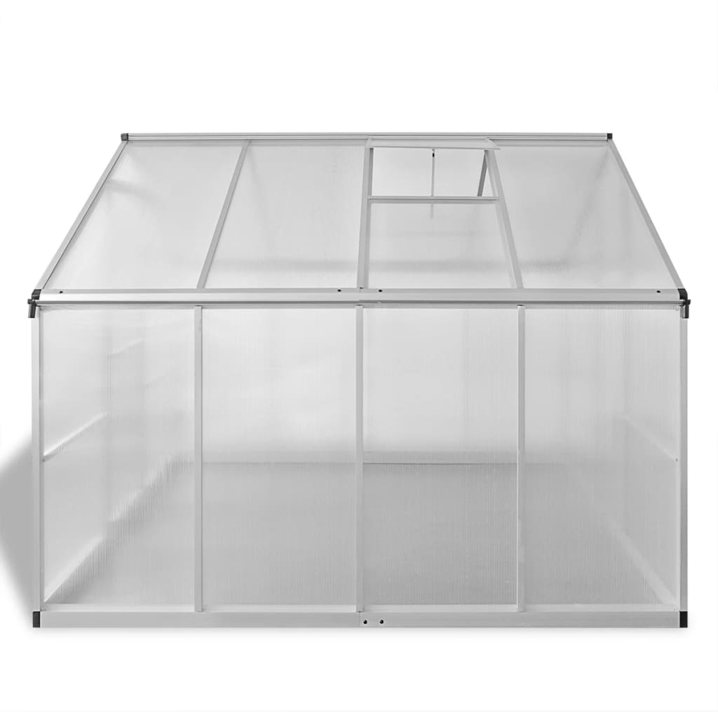 vidaXL Greenhouse Outdoor Grow House Green House with Base Frame Aluminum-5