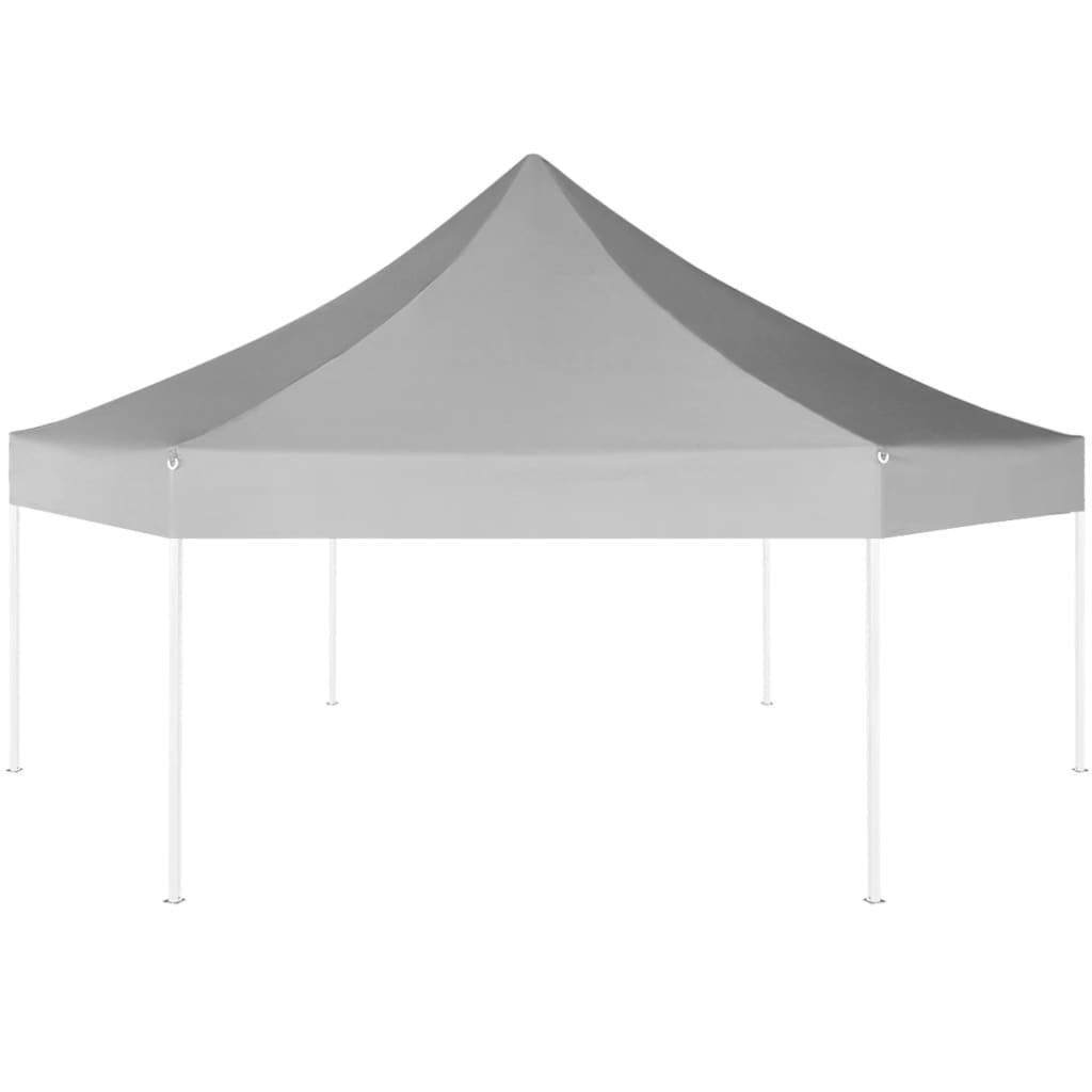 vidaXL Gazebo Hexagonal Pop-Up Canopy Tent Outdoor Shelter Party Tent Sunshade-1