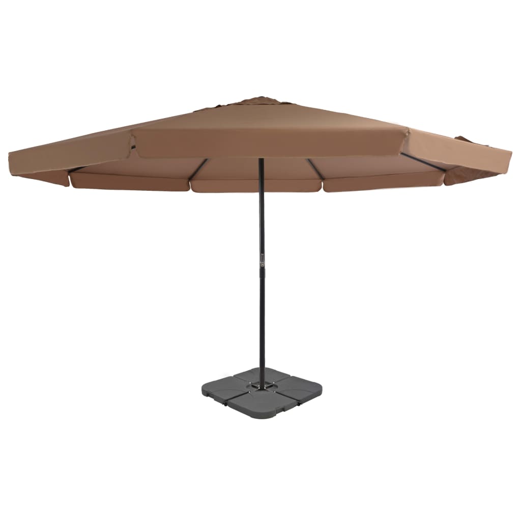 vidaXL Outdoor Umbrella Parasol with Fillable Base Patio Sunshade Sun Shelter-0