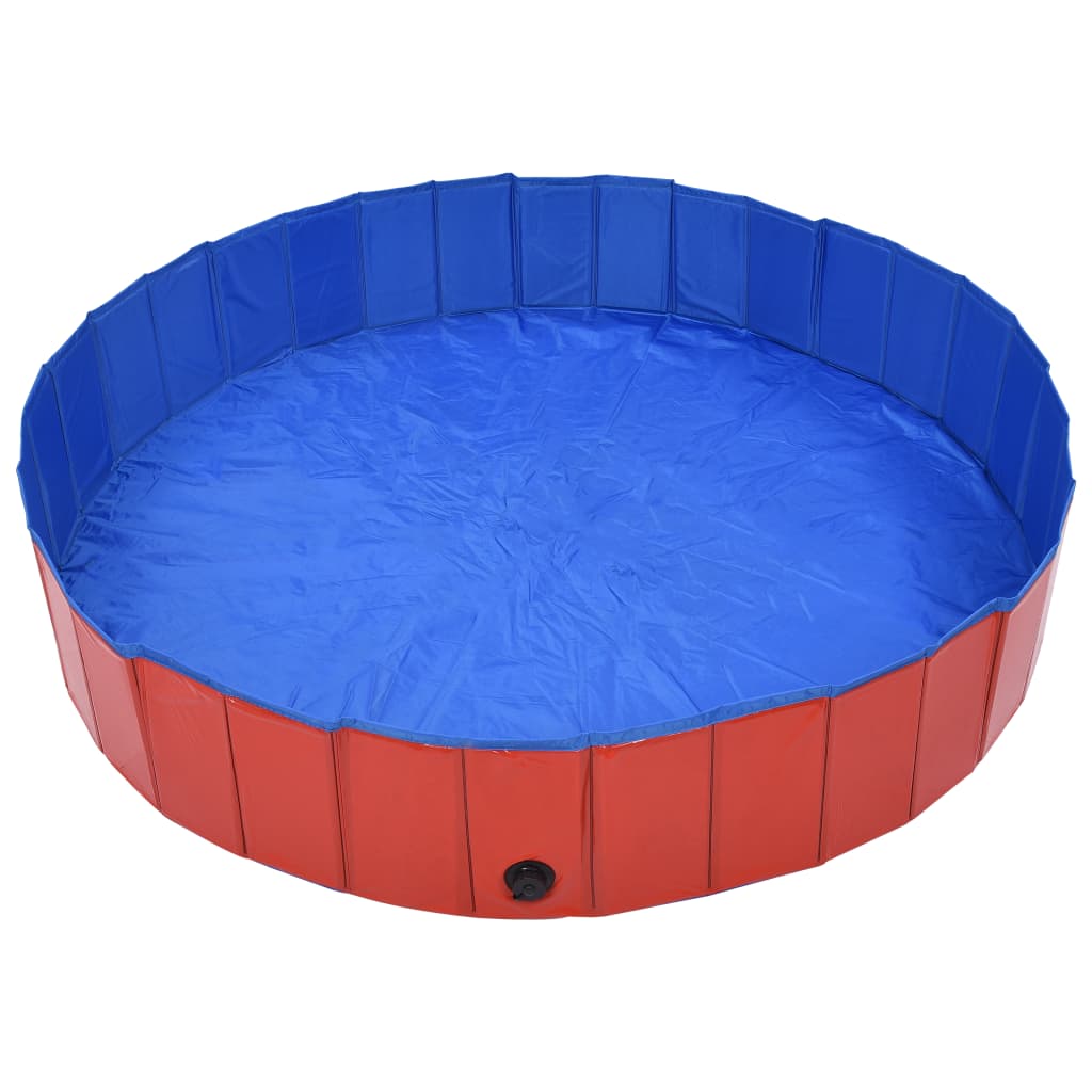 vidaXL Dog Swimming Pool Foldable Dog Pool Pet Paddling Pool Bath Tub PVC-18