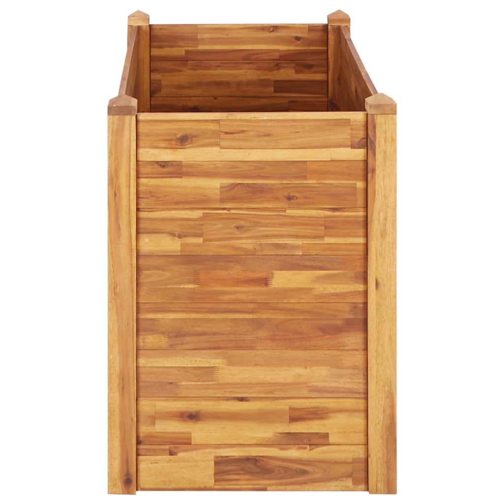 vidaXL Planter Flower Plant Box for Outdoor Patio Garden Solid Wood Acacia-14