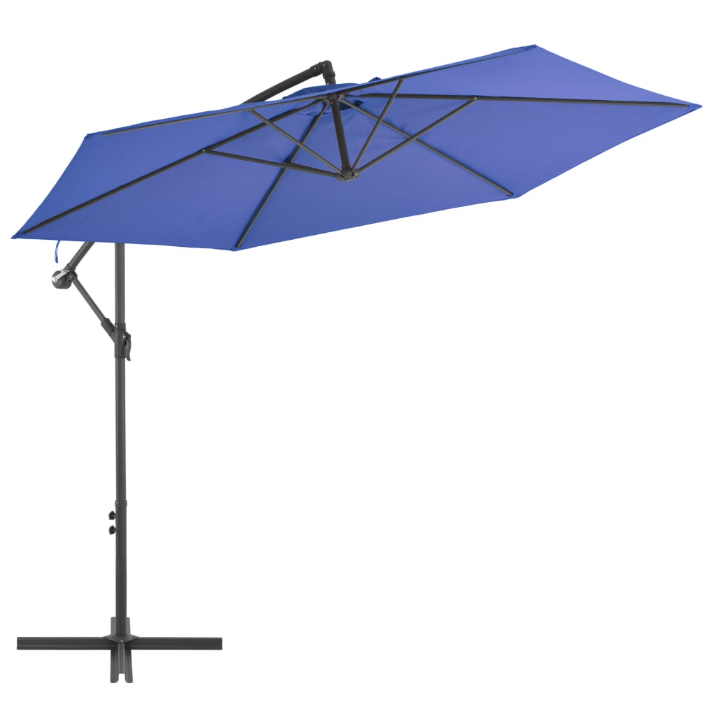 vidaXL Cantilever Umbrella Tilting Parasol Outdoor Umbrella Patio Sunshade-13