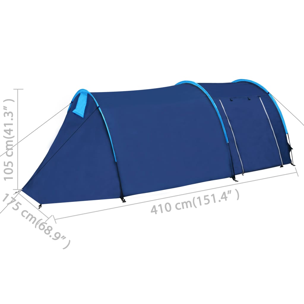 vidaXL Camping Tent Pop up Backpacking Tent for 4 Persons Outdoor Family Tent-13