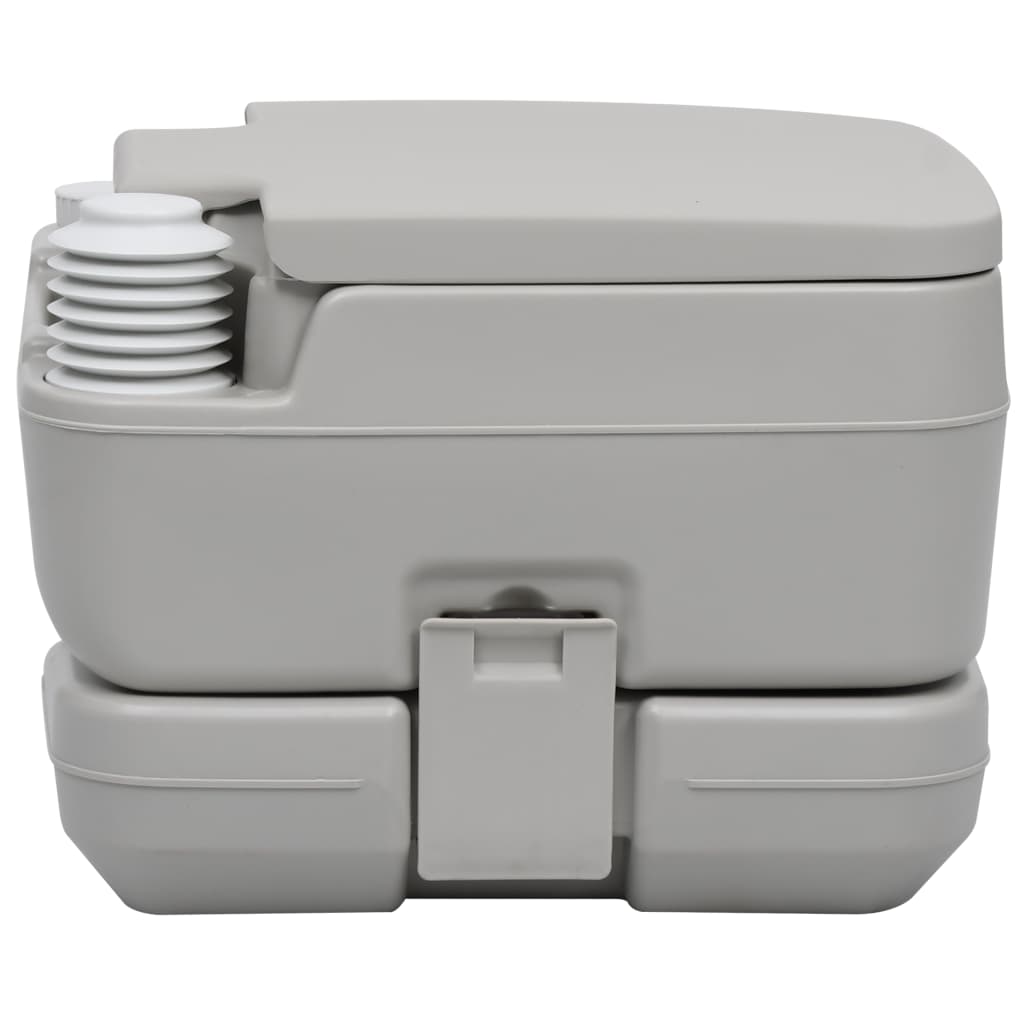 vidaXL Portable Toilet Camping Potty Outdoor Travel Toilet Detachable Tank-5