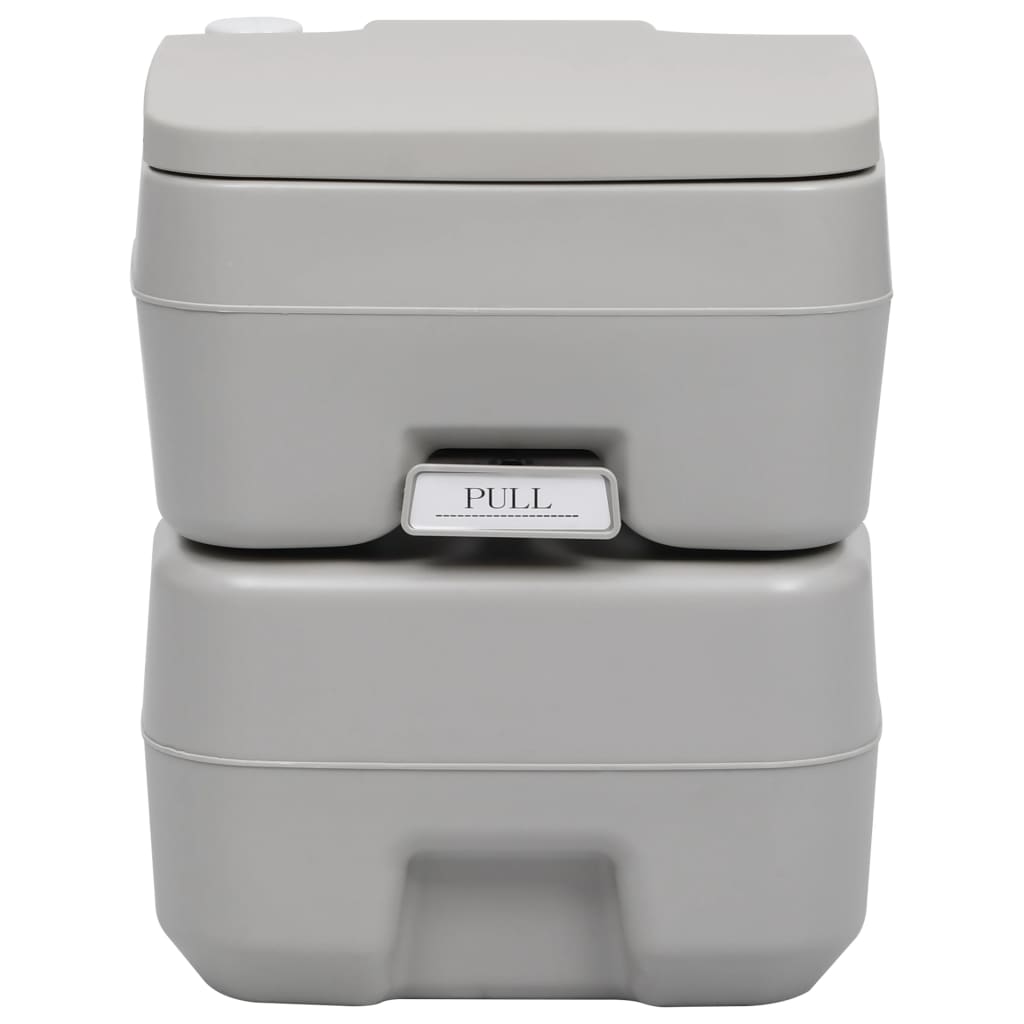 vidaXL Portable Toilet Camping Potty Outdoor Travel Toilet Detachable Tank-14