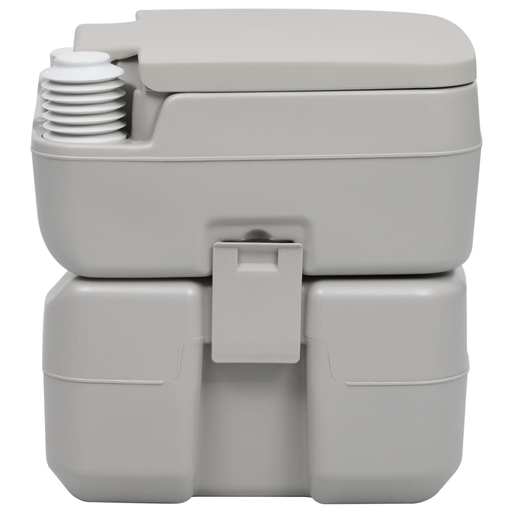 vidaXL Portable Toilet Camping Potty Outdoor Travel Toilet Detachable Tank-15