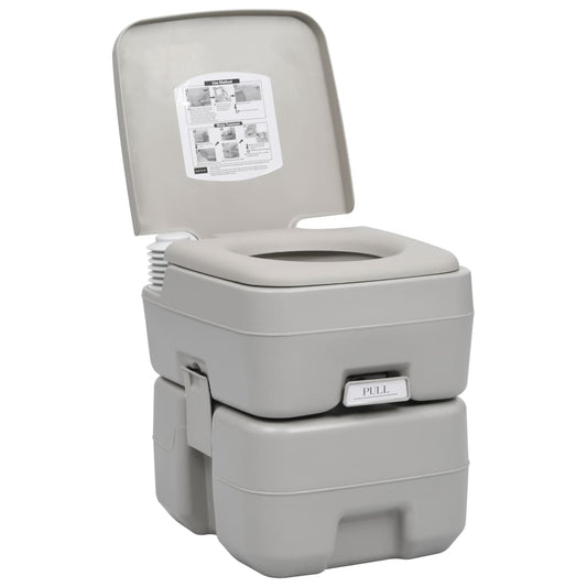vidaXL Portable Toilet Camping Potty Outdoor Travel Toilet Detachable Tank-0