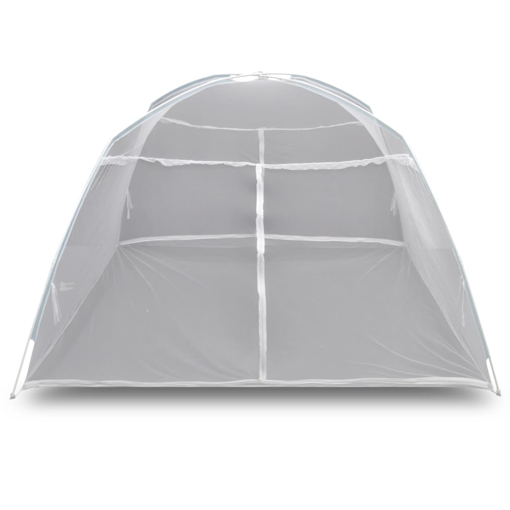 vidaXL Camping Tent Fiberglass White Outdoor Patio Mosquito Net Multi Sizes-17