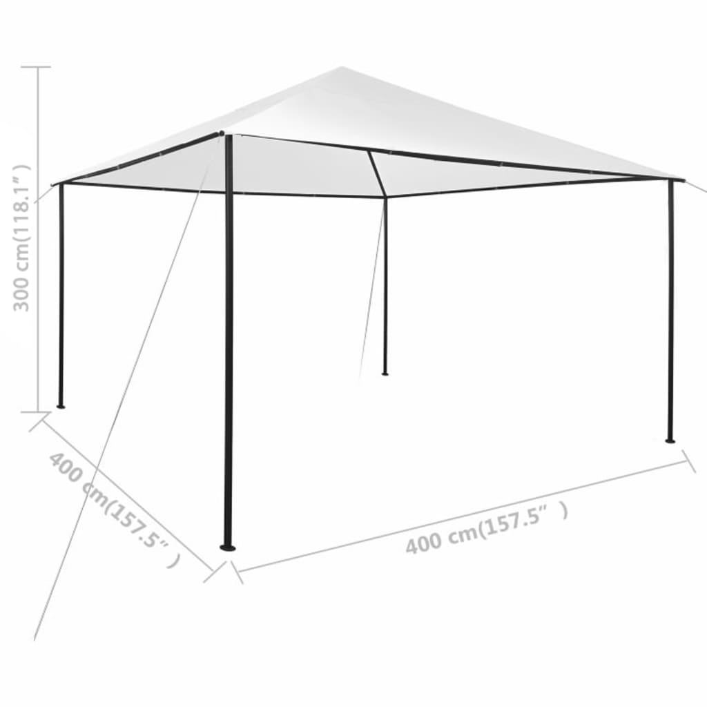 vidaXL Gazebo Outdoor Canopy Tent Patio Pavilion Wedding Party Tent with Roof-43