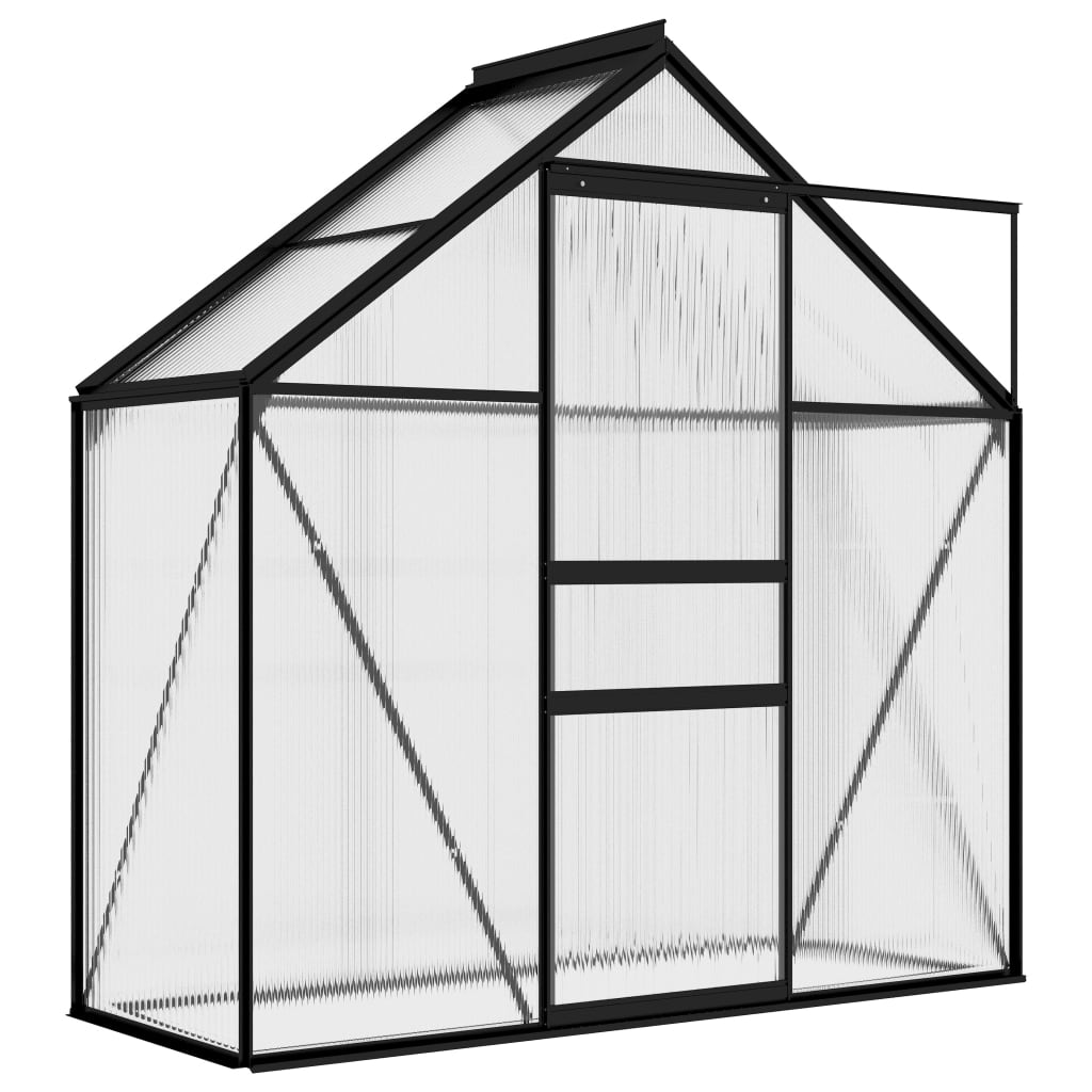 vidaXL Greenhouse Patio Grow House Outdoor Green House Anthracite Aluminum-6