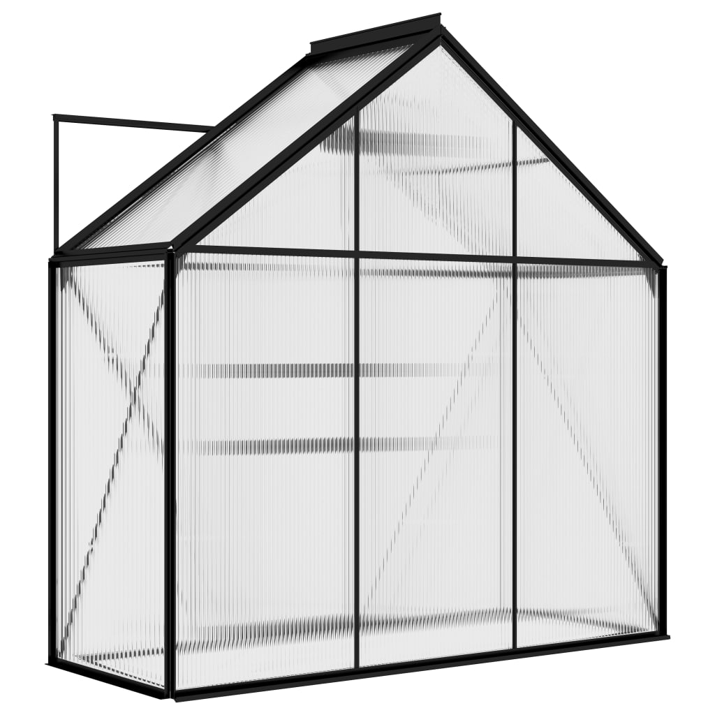 vidaXL Greenhouse Patio Grow House Outdoor Green House Anthracite Aluminum-56