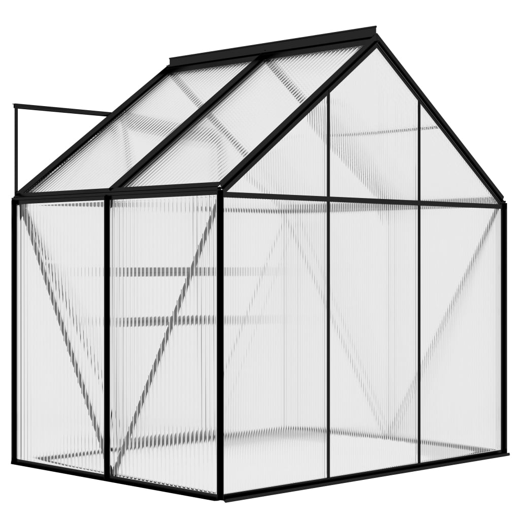 vidaXL Greenhouse Patio Grow House Outdoor Green House Anthracite Aluminum-55