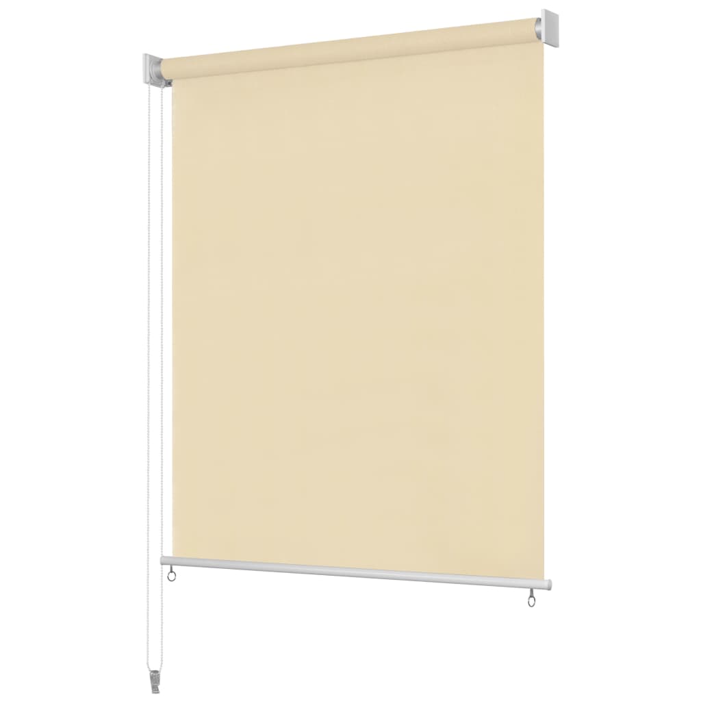 vidaXL Outdoor Roller Blind 39.4"x90.6" Cream-50