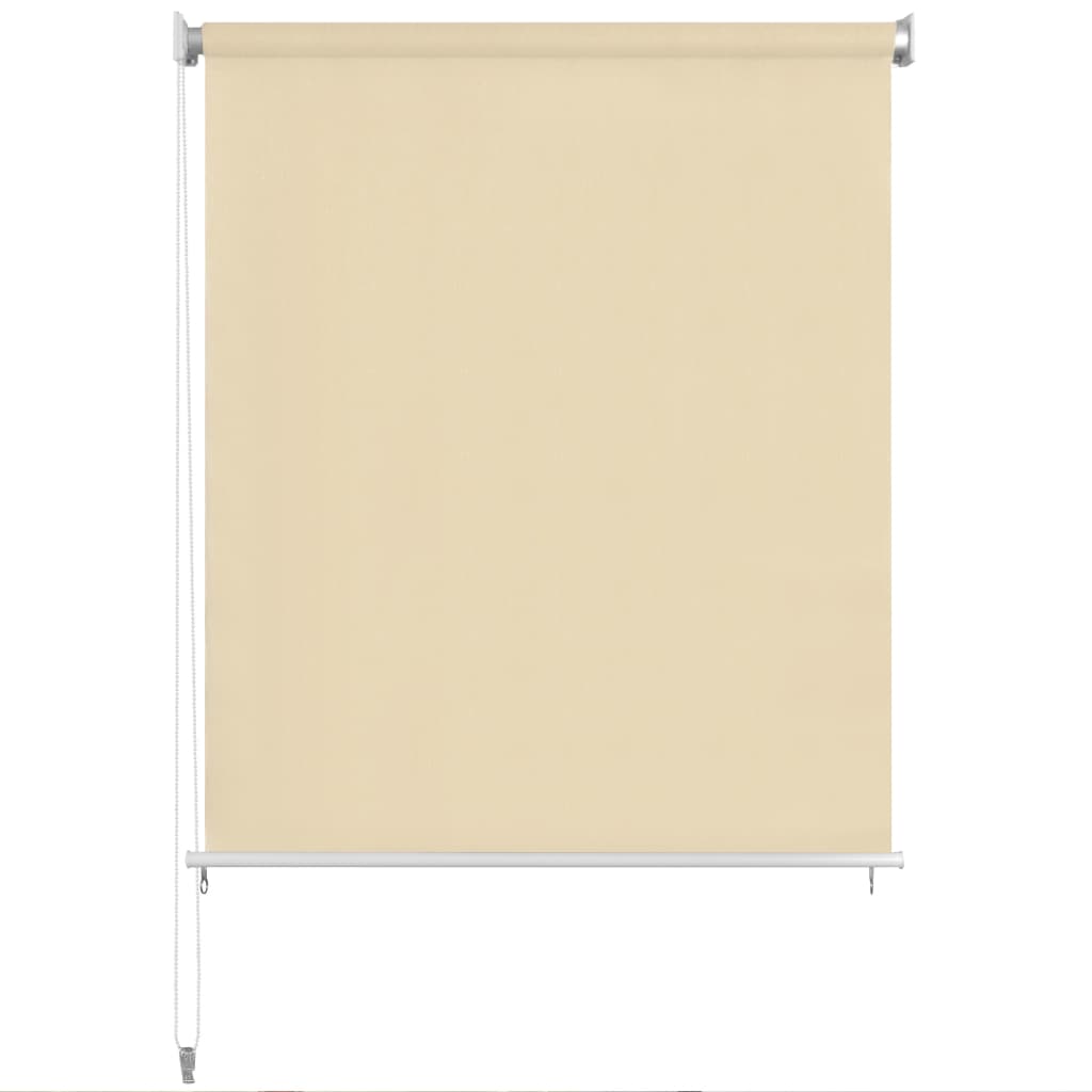 vidaXL Outdoor Roller Blind 39.4"x90.6" Cream-34