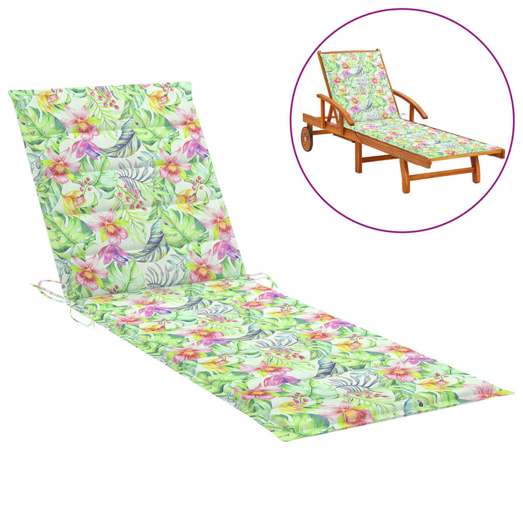 vidaXL Patio Cushion Garden Outdoor Sun Lounger Chair Cushion Oxford Fabric-3