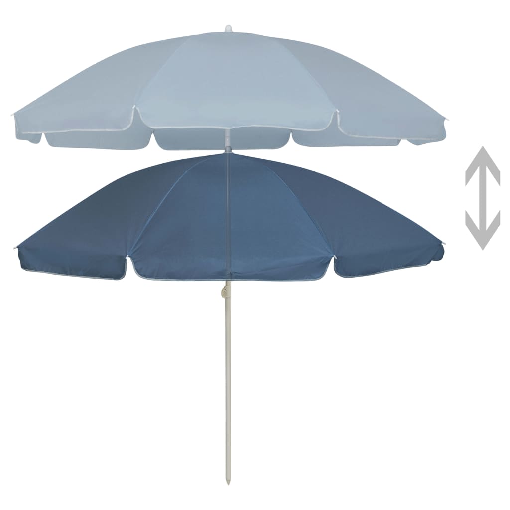 vidaXL Outdoor Umbrella Height Adjustable Parasol Tilting Garden Sunshade-39