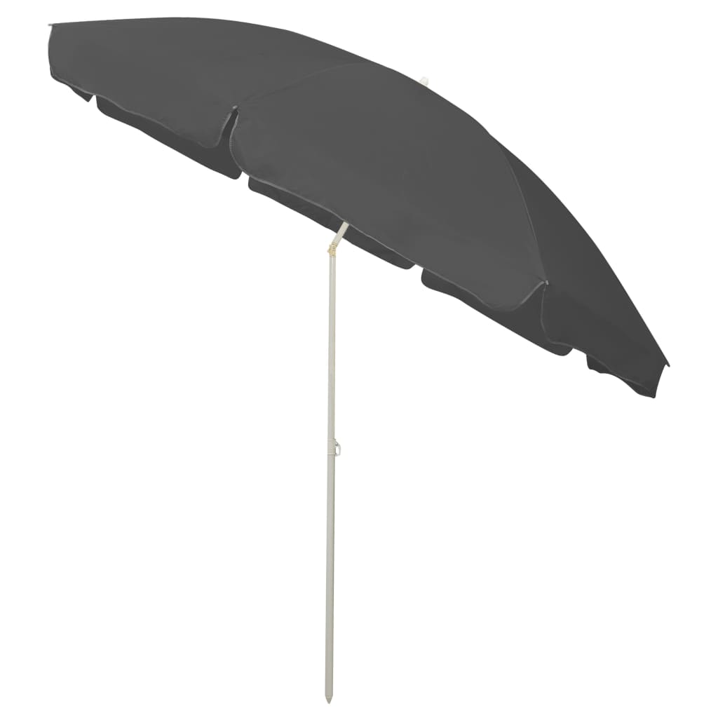 vidaXL Outdoor Umbrella Height Adjustable Parasol Tilting Garden Sunshade-17