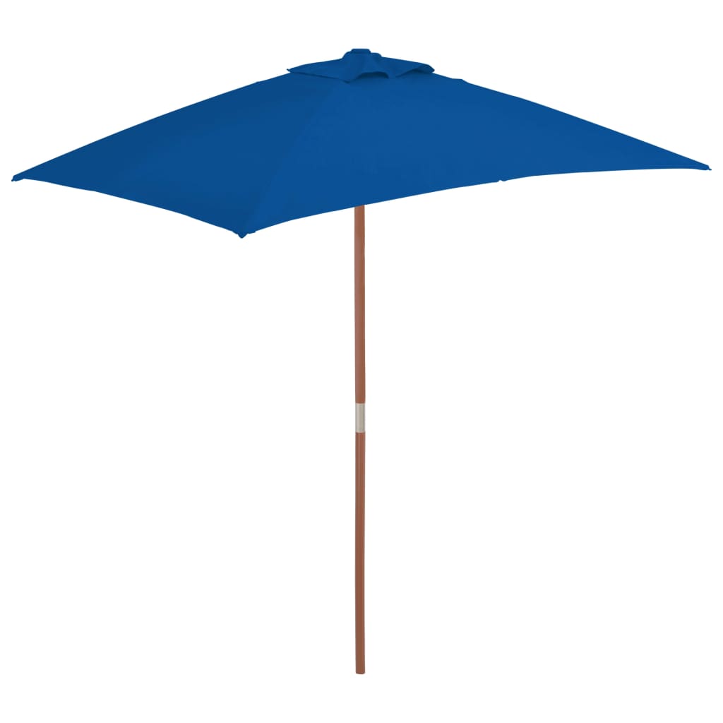 vidaXL Outdoor Umbrella Parasol Pully System Patio Sunshade Bamboo and Wood-27