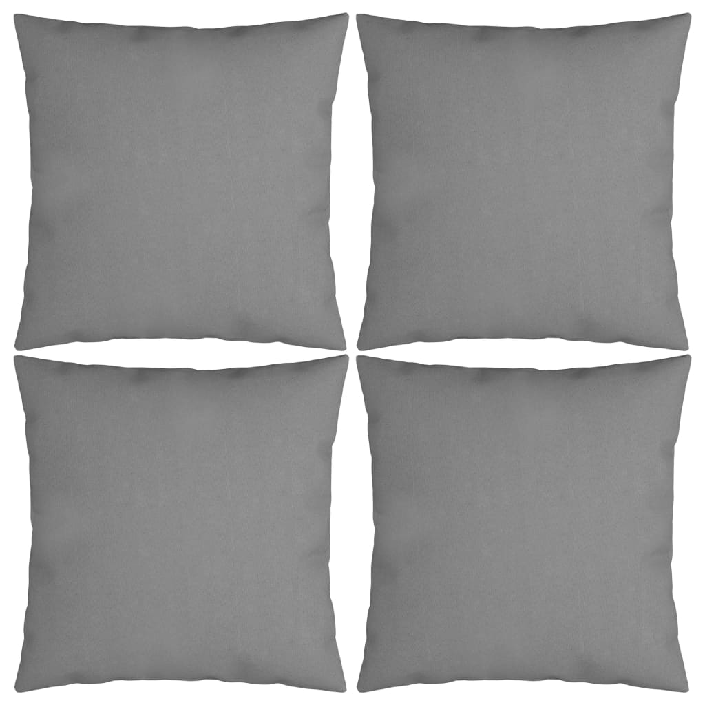 vidaXL Pillow 4 Pcs Outdoor Patio Decorative Throw Pillow Seat Cushion Fabric-2