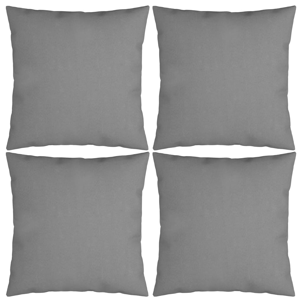 vidaXL Pillow 4 Pcs Outdoor Patio Decorative Throw Pillow Seat Cushion Fabric-5