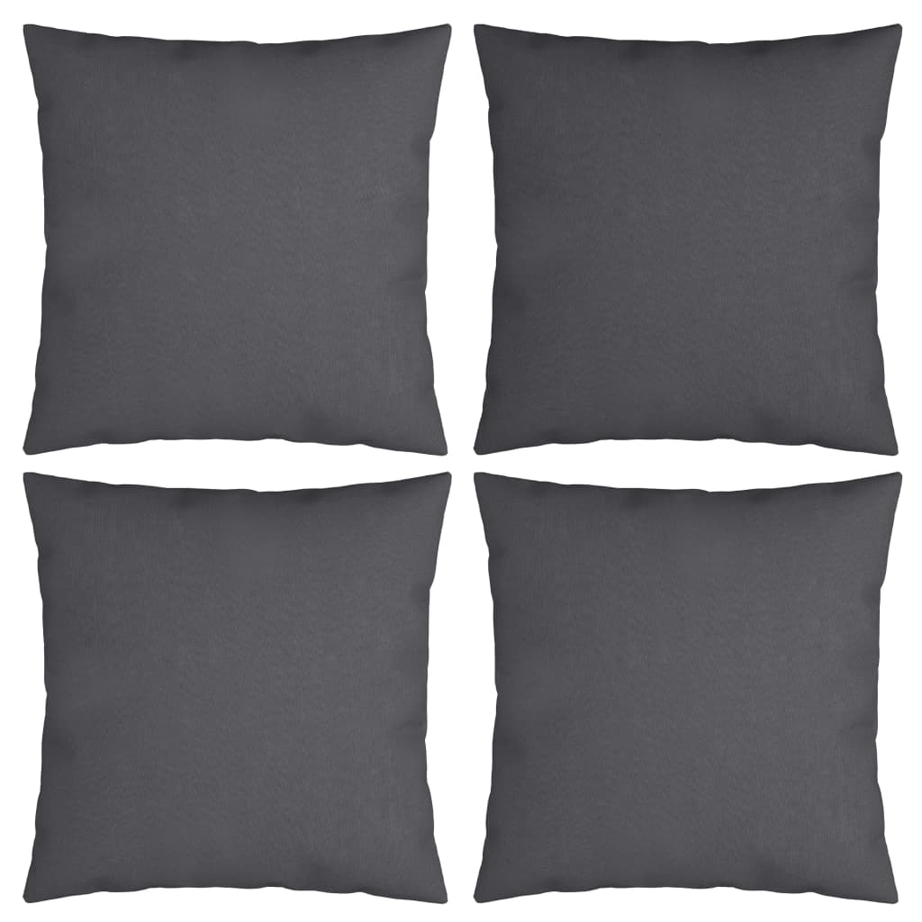 vidaXL Pillow 4 Pcs Outdoor Patio Decorative Throw Pillow Seat Cushion Fabric-11